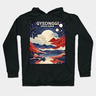 Gyeonggi South Korea Starry Night Travel Tourism Retro Vintage Hoodie